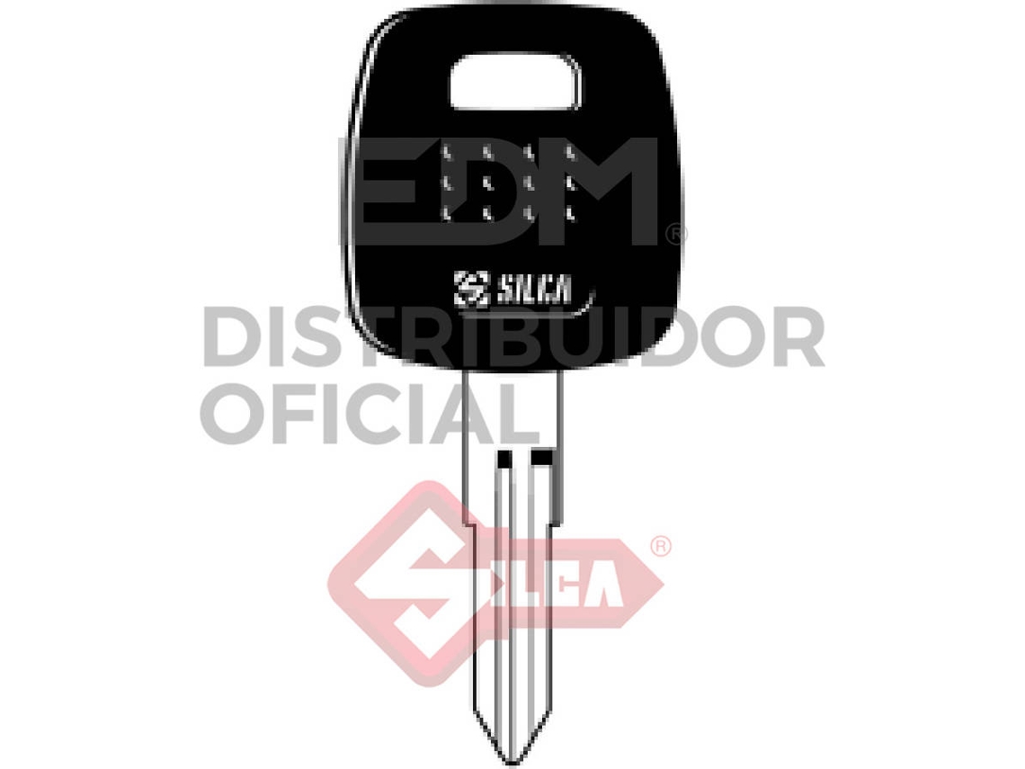 Llave Transponder sin Chip Silca - con Cubierta para Nissan, Ford, Subaru, Ldv E Infinit Nsn11Te