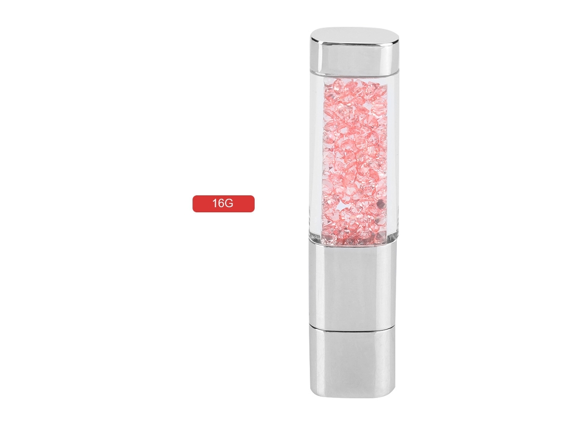 Unidad Flash Usb 2.0 Única Con Luz De Respiración, Memoria De Cristal, Lápiz De Memoria 16g