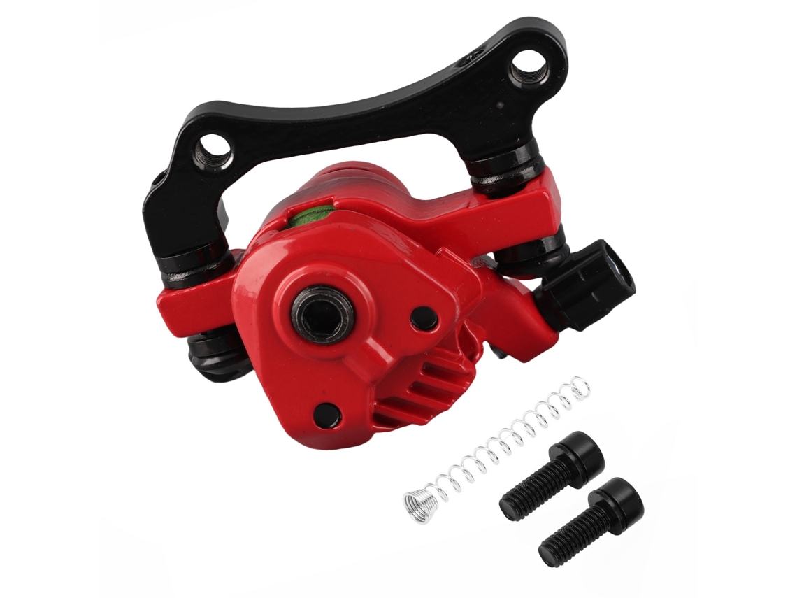 Pinza Freno Disco Derecho Patinete Eléctrico Aluminio Rojo
