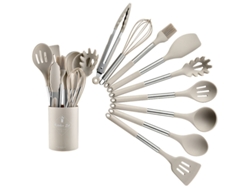 Juego De Utensilios De Cocina De Silicona (marrón), 10 Piezas
