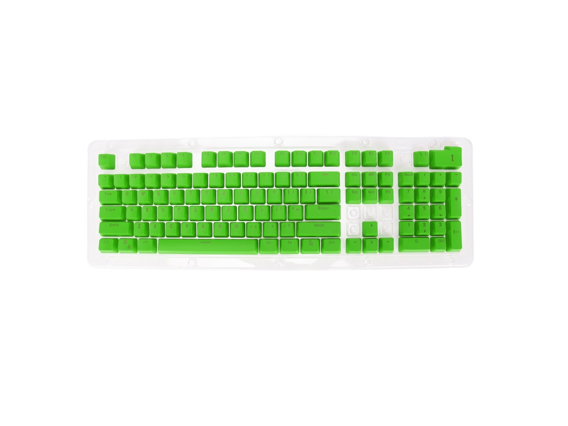 Teclas Pbt 106 Teclas Moldagem De Duas Cores Altura Oem Transmissão De Luz Para Teclado Mecânico