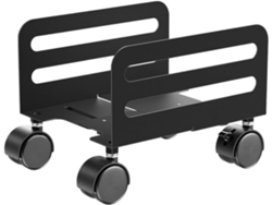 Ruedas para ordenador, soporte de acero, compatible con la mayoría de las cajas de sobremesa, bloqueo del procesador. SFUSHOS