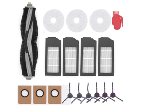 Escovas laterais principais filtros hepa saco de pó para ecovacs x1omni x1turbo