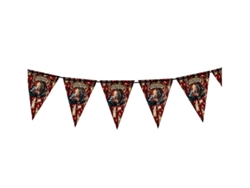 Accesorio GUIRCA Banderín de papel de payaso 300 Cm 19X27 Cm
