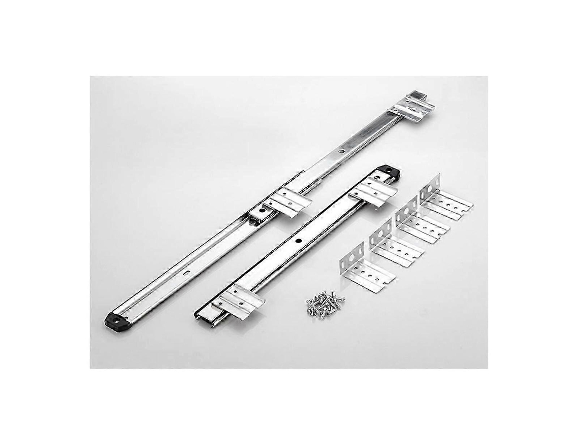 Bandeja para teclado con cajón oculto, soporte para teclado de oficina, organizador deslizante para teclado, blanco Everley891