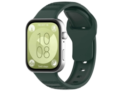 Correa deportiva de silicona con textura de cuentas onduladas para Huawei Watch Fit 3