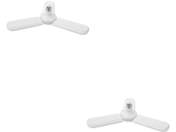 Lámpara Led De Garaje De 2 Piezas Con Tres Paneles Plegables Ajustables, Iluminación De Techo Para Taller Y