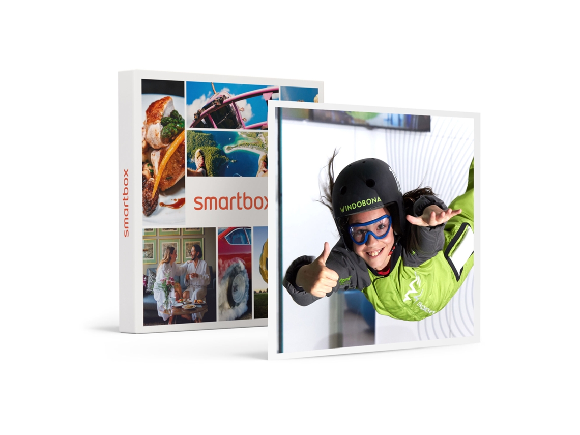 Caja Regalo SMARTBOX WINDOBONA Túnel de viento Madrid: 3 vuelos de 1 min para niño de 4 a 12 años