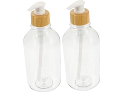 Juego de dispensador de baño transparente