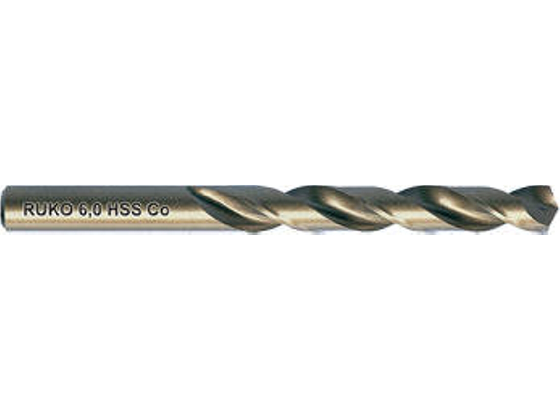 Brocas Helicoidales RUKO DIN 338 VA HSSE-Co5 (140mm)