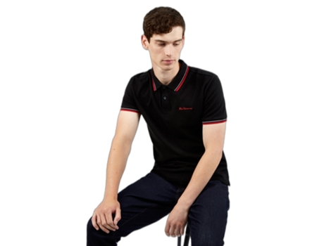 Polos BEN SHERMAN Hombre (S - Negro)
