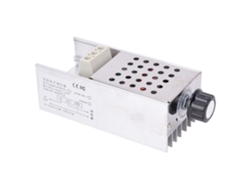Regulador De Tensão Elétrico Scr Ac 10000w 220v Com Shell Para Iluminação E Velocidade