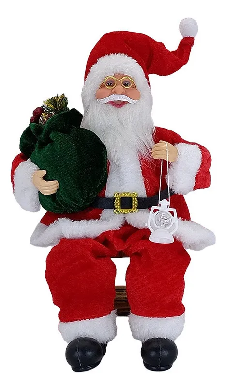 Adornos para muñecas nuevos. Decoración de Papá Noel.