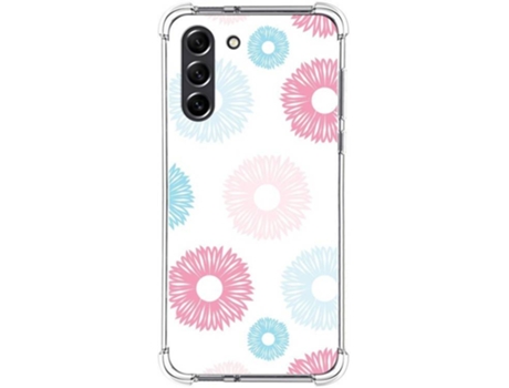 Carcasa Samsung Galaxy S21 FE 5G TUMUNDOSMARTPHONE Dibujos Antigolpes Flores 06 Multicolor