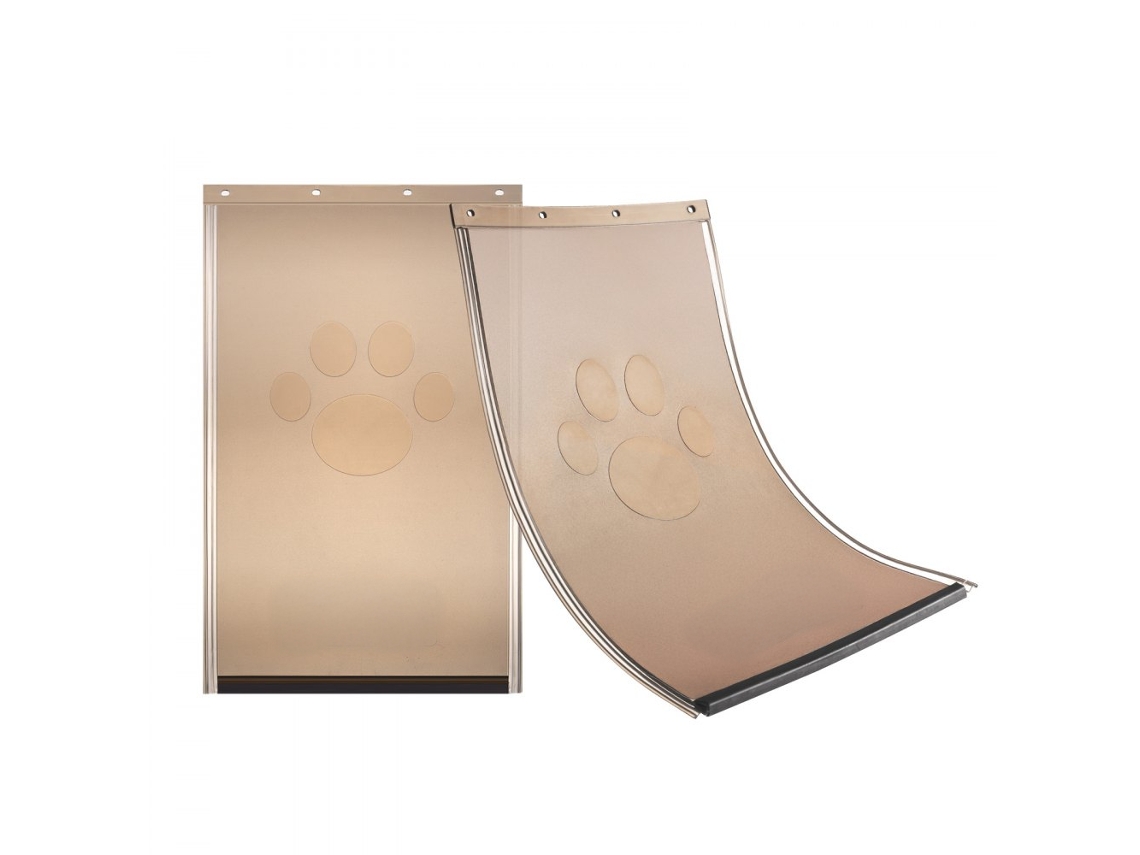 Solapa de repuesto de PVC de 260 x 412 mm para puertas para mascotas con sello magnético Tekmaquinas