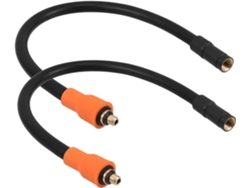 Manguera De Extensión Para Bomba De Aire Con Rosca M6, 30 Cm, Revestimiento De Goma, 2 Unidades.