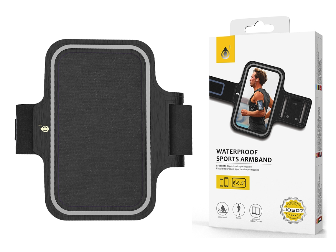 Armband ONE PLUS J0507 para Samsung Galaxy A02S (Negro)