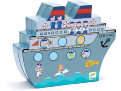 Juego de Mesa DJECO Batalla Naval Naviplouf (Edad Mínima: 5)
