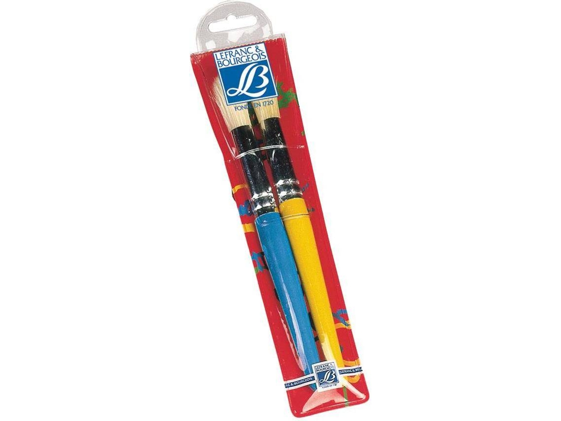 Set 2 Pinceles Escolares FIRMO Jumbo Color