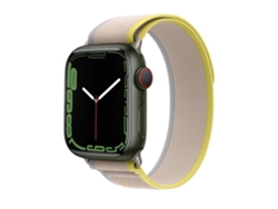Correa WiWU Trail Loop Smartwatch para Apple Watch Series 9, 8 y 7 41 mm / SE 3 y SE 2, 6 y SE y 5 y 4 40 mm / 3 y 2 y 1 38 mm (Amarillo + Marfil)