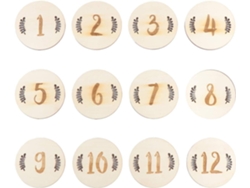 Tarjetas Mensuales De Hitos Para Niños Y Niñas (12 Piezas): Recuerdos De Nacimiento, Cumpleaños Y Crecimiento.