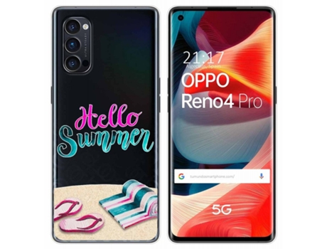 Carcasa Oppo Reno 4 Pro 5G TUMUNDOSMARTPHONE Dibujos Transparente