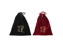 Conjunto De 2 Estojos Com Cordão Para Secador De Cabelo, Ideais Para Casa, Hotel E Quarto De Hóspedes.
