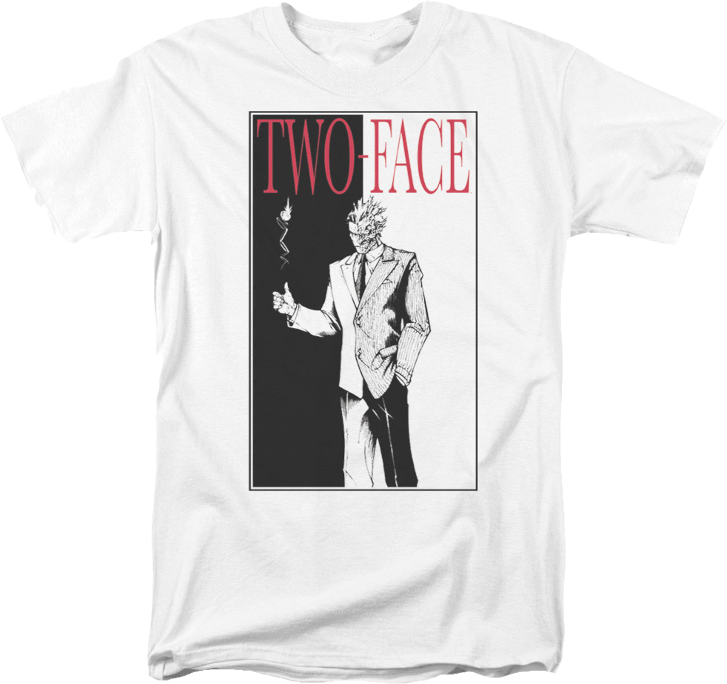 Camiseta de Hombre SUPERHEROMARVEL Two Face Scarface Algodón (L)