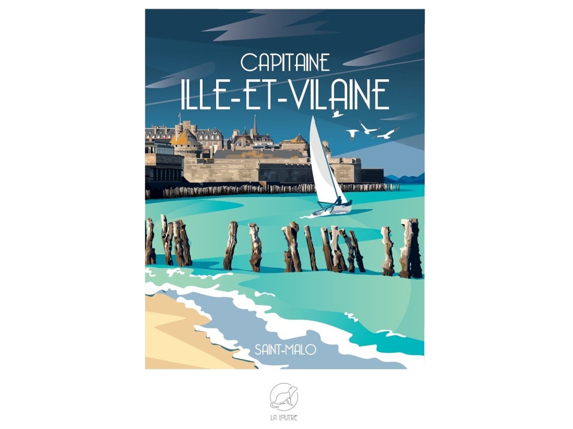 La Loutre Saint Malo Rompecabezas 1000 Piezas Capitaine Ille Et Vilaine La Loutre Puzzels