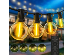 Guirnalda De Luces Exteriores De 15 Metros - Guirnalda De Luces Para Fiestas