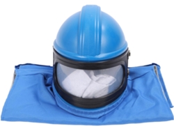 Casco Para Chorro De Arena Con Suministro De Aire, Resistente A Aplastamientos Y Abrasión.