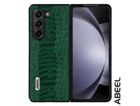 Funda para Samsung Galaxy Z Fold 5 ABEEL Piel Verde