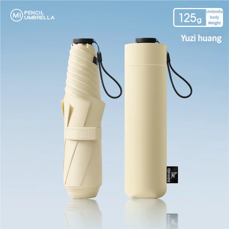 (yuhuang) Sombrilla Portátil De Estilo Japonés De 125 G, Soldada, Resistente A Los Rayos Uv, De Apertura Manual.