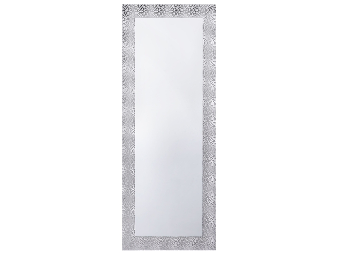 Espejo BELIANI Mervent de Material sintético Blanco 50x2x130