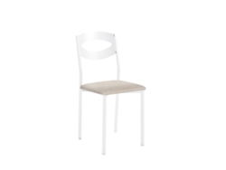 Cadeira de Cozinha Branca Olga 38x86x47cm Pedra Michigan FANMUEBLES