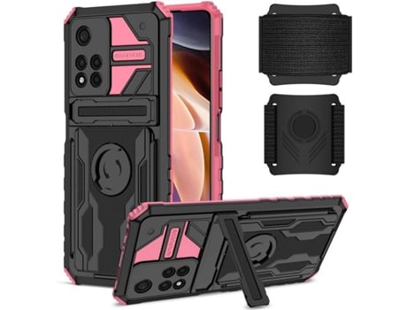 Funda Apple iPhone 11 Pro HFS-HOUSE con Correa Ajustable (Rosa)