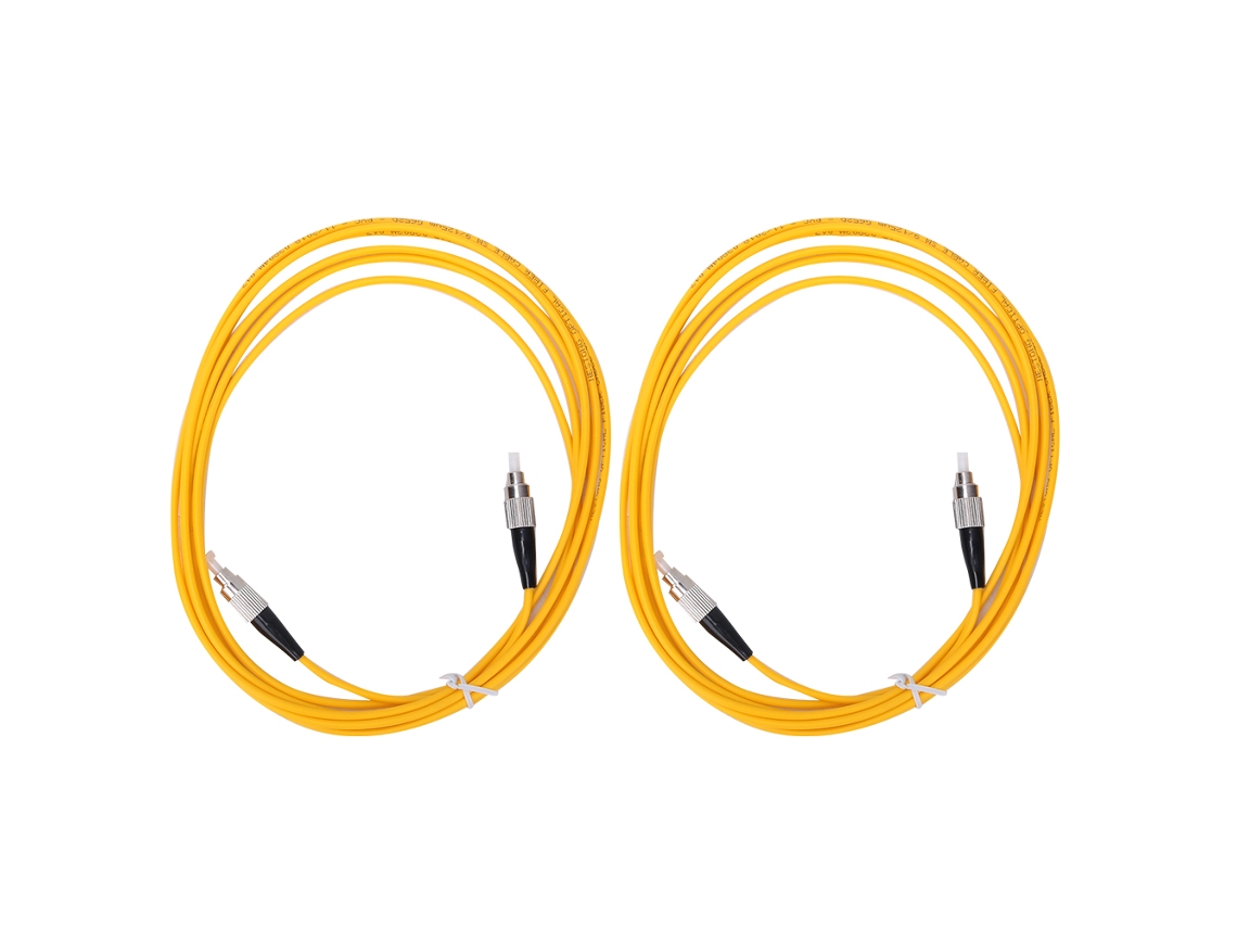 2026-2pcs Cable De Parche De Fibra Óptica Monomodo Fc/upc A Fc/upc 3 Metros Amarillo