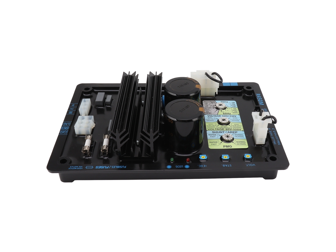 Módulo de control del generador AVR R450m, regulador automático de voltaje para generadores diésel. Otras piezas.