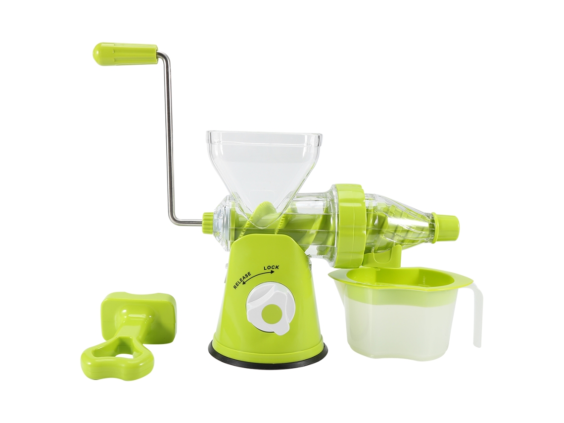 JILLIOPER Exprimidor de Frutas y Verduras Manual Extractor de Jugo Natural