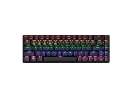 Botones de función FN para dormir automático 68 teclas Teclado mecánico retroiluminado 2.4G Bluetooth5.0 RGB Teclado inalámbrico Accesorios de comp...