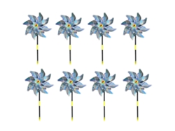Piezas De Molinillos Reflectantes Para Decoración De Jardín Antipájaros Y Protección De Plantas.