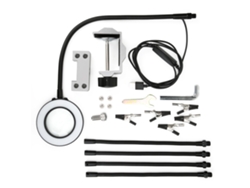 Lupa 3x Con Led Y Brazo De Soldadura Flexible, Estación De Reparación De Pcb Con Mano Auxiliar