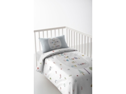 FUNDA NORDICA REVERSIBLE INFANTIL CUNA 60 EXTRA SUAVE FABRICADO EN ESPAÑA THE EARTH HACIENDO EL INDIO
