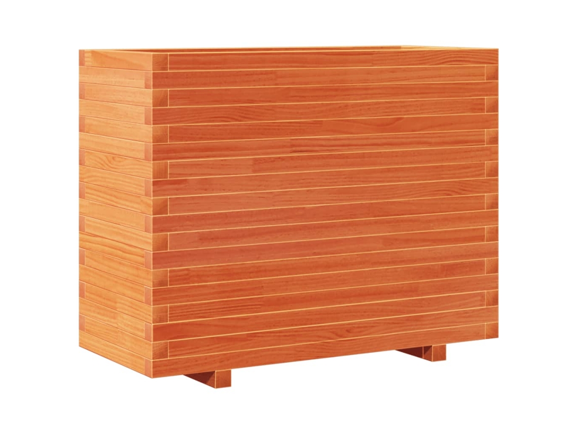 Jardinera VIDAXL Marrón Madera (90x40x72 cm)
