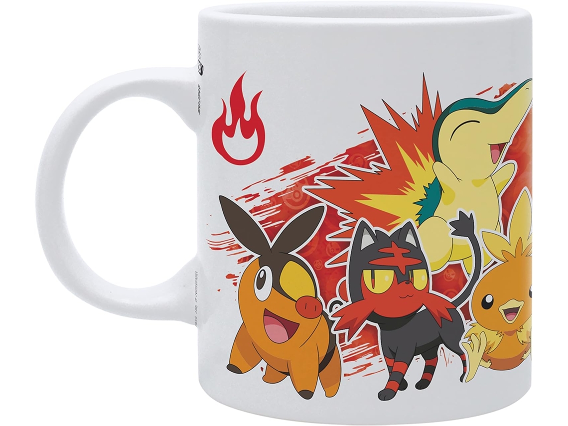 Taza Pokemon Fire Starters White 320 ml