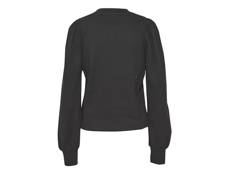 Camiseta de Mujer PULZ JEANS Larga Ofelia Negro (XS)