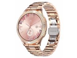 Reloj inteligente para mujer, compatible con teléfonos Android e iOS, con llamadas, control de frecuencia cardíaca y presión arterial. Bestvite