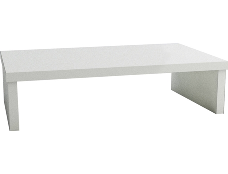 Soporte Monitor HENOR (Blanco - Madera - 42x26.5x12 cm)