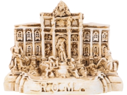 Decoración Fontana Trevi Resina Práctica Duradera Recuerdo Viaje Único Modelo Iglesia Miniatura Hogar Oficina