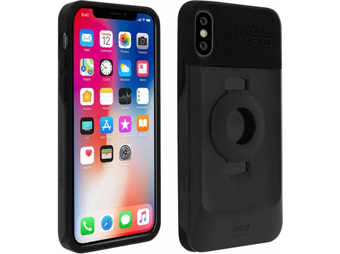 Funda iPhone XS Max TIGRA Fitclic Neo Negro
